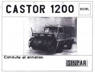 Notice de conduite et d'entretien Castor 1200D Fraise à neige (55 pages)
